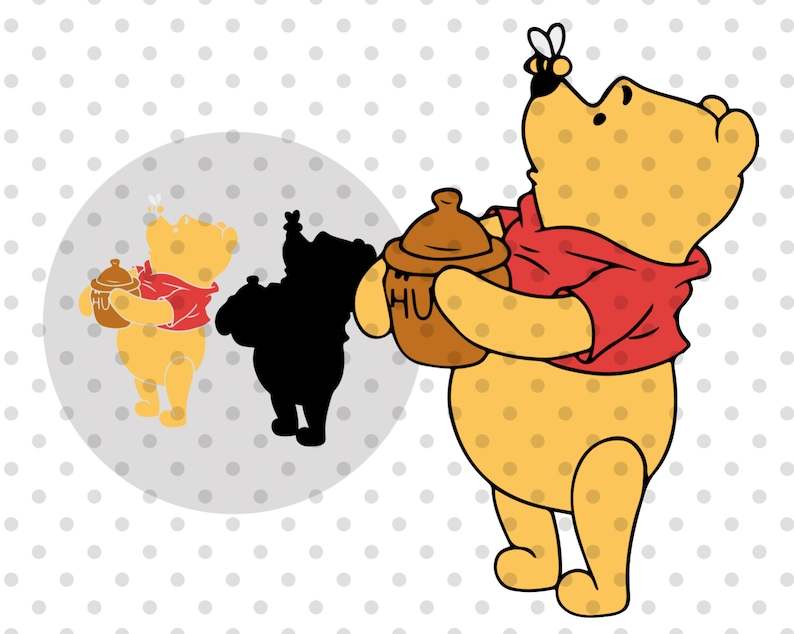 Honey Pot Svg Cut File Hunny Pot Svg Pooh Bear Svg Classic Pooh