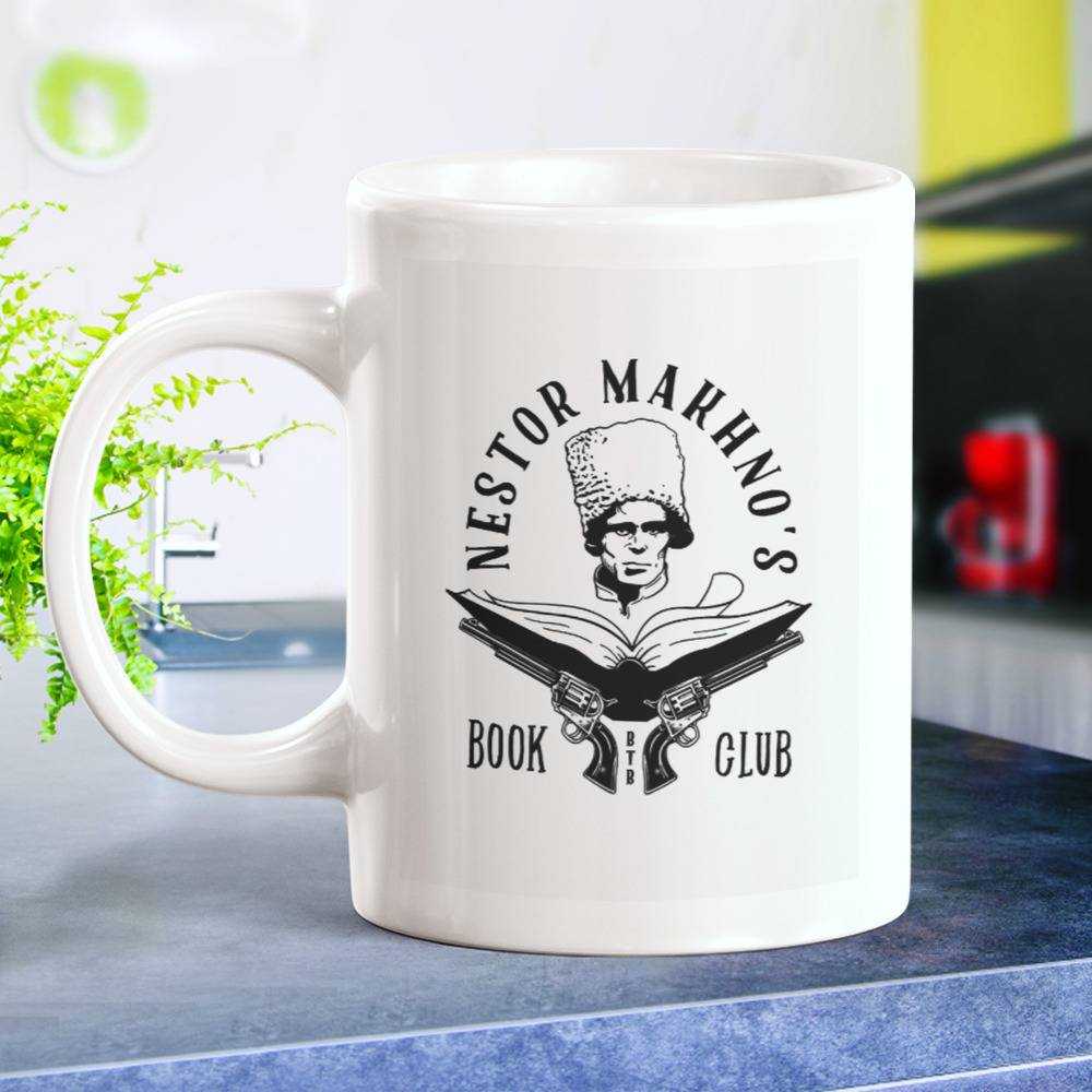 behindthebastards Nestor Makhno's Book Club - Black Version T-Shirt