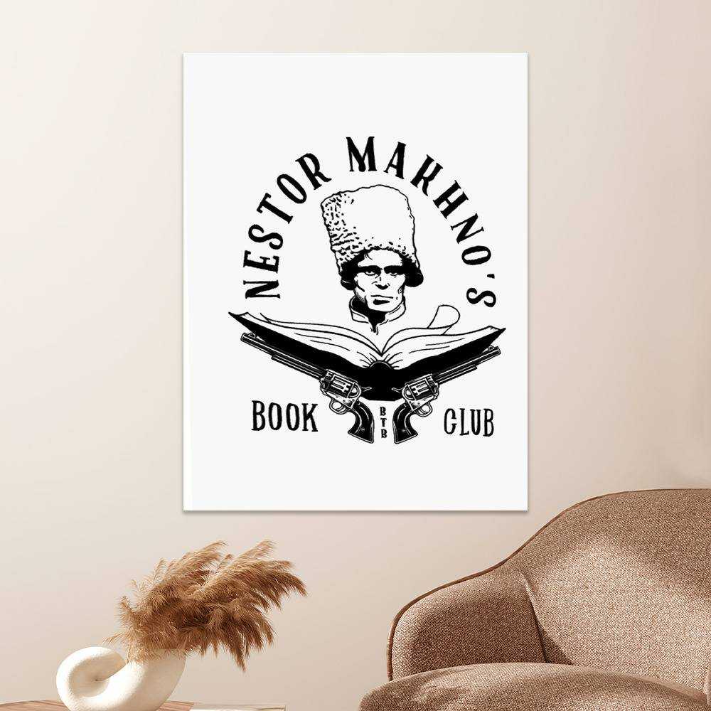 Behind The Bastards T-shirt Nestor Makhno's Book Club Black Version T-shirt