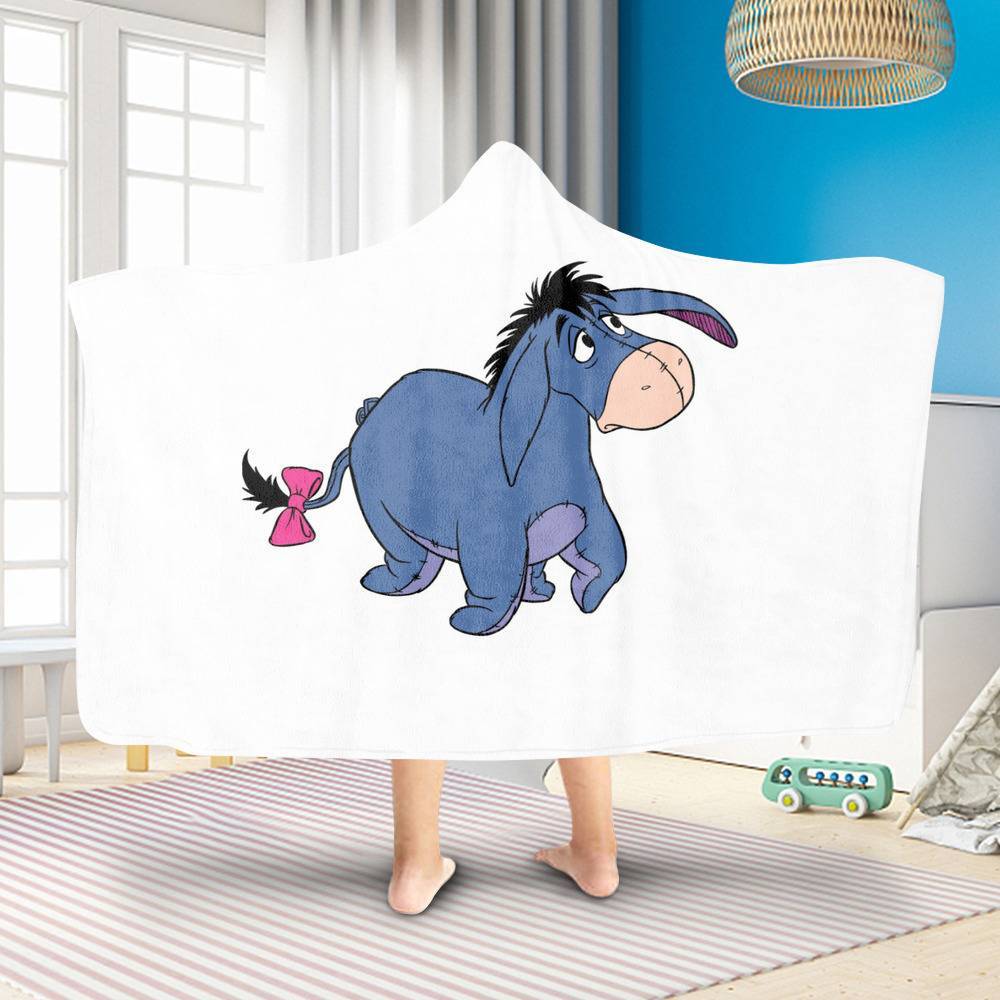 Eeyore hooded outlet blanket