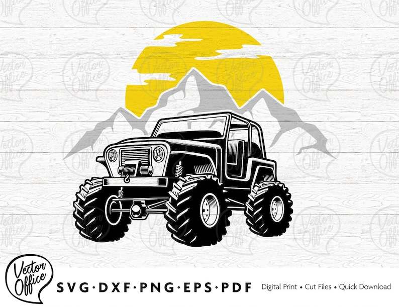 Download Off-road Svg Mountains Sun Svg Designs For Your Craft Projects