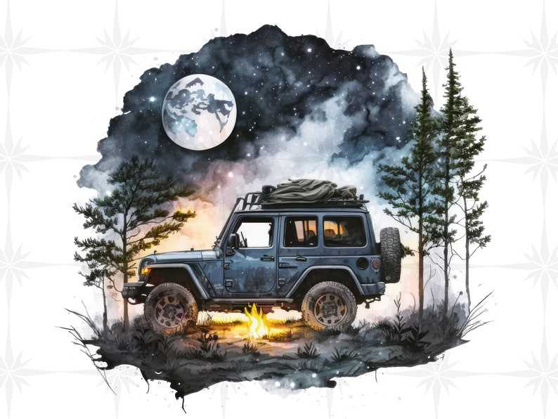 Offroad PNG Adventure Car Wrangler Truck PNG Perfect for Crafting And Design Projects