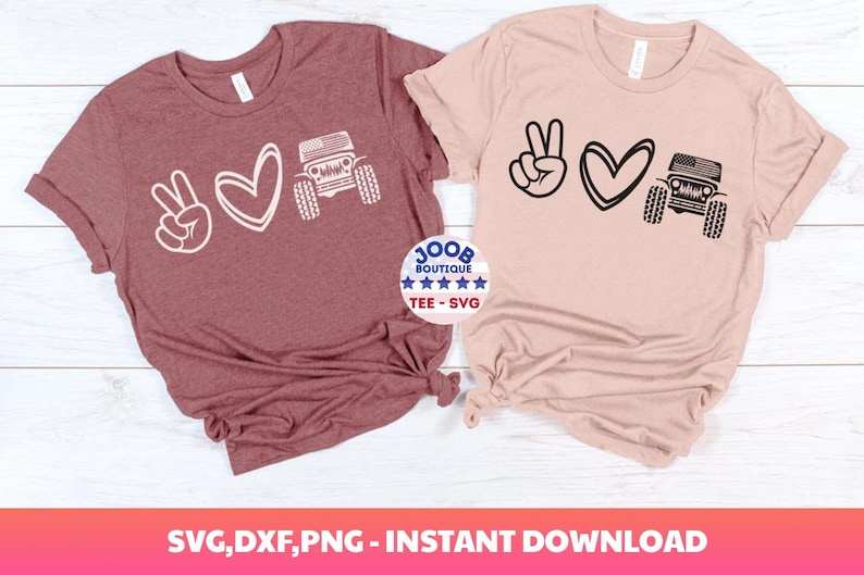 Peace Love offroad style SVG Peace Sign Svg Creativity and Fun Digital Download