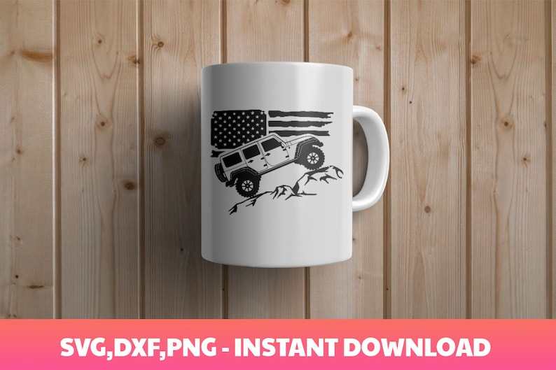 American Classic offroad Svg,Hiking Design,Adventure  Offroad,USA Flag,Amarican Flag offroad, offroad Clip art,offroad 4x4,Cricut Silhouette#4