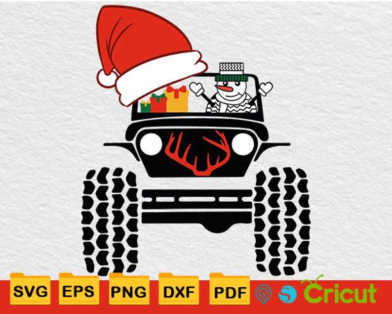 Download Christmas Offroad Svg Merry Christmas 4x4 Snowman Svg Designs For Your Craft Projects