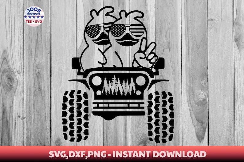 American offroad duck Svg,duck lover,terrain Graphics,USA Flag,US terrain, offroad fun design,duck wave Offroad,4x4 offroad Clip art, Cricut#1