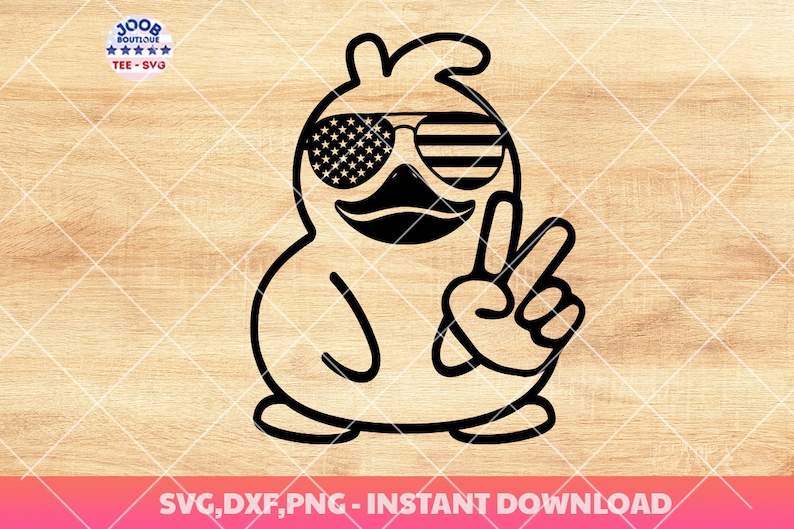 Duck with us Sunglass svg Creativity and Fun Digital Download  