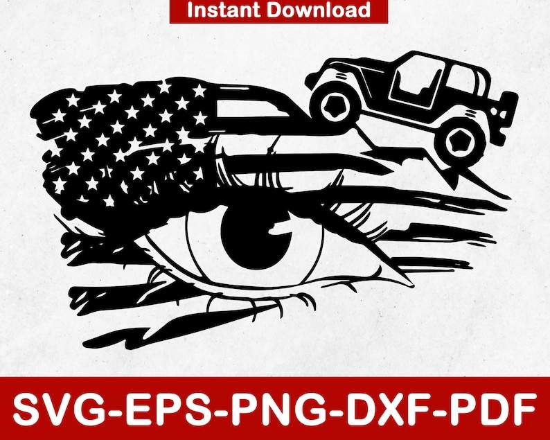 Download Girl Eye Flag Offroad Svg Designs For Your Craft Projects