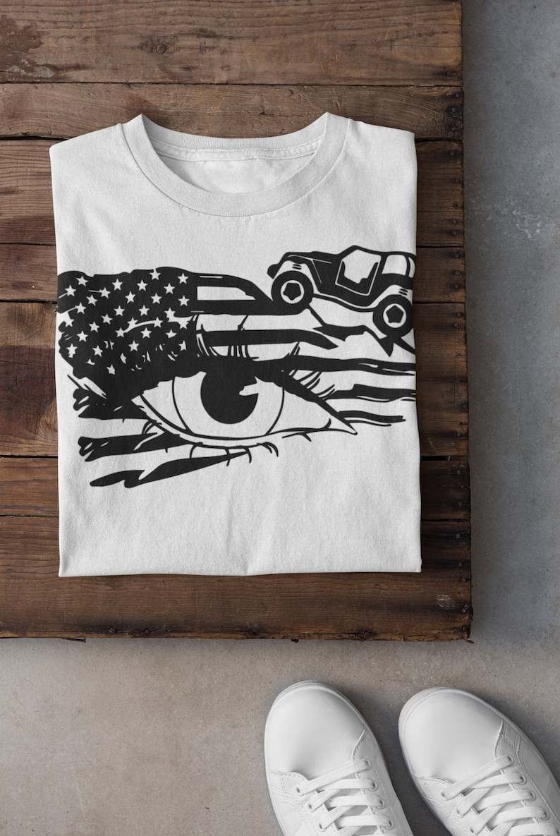 Girl Eye Flag Offroad Svg#4