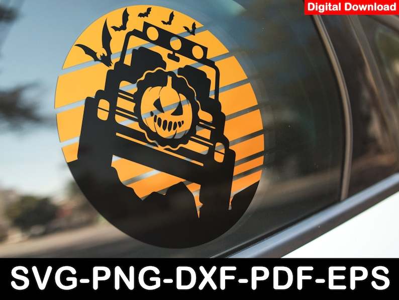 Halloween Offroad Svg Pumpkin Offroad Design#3