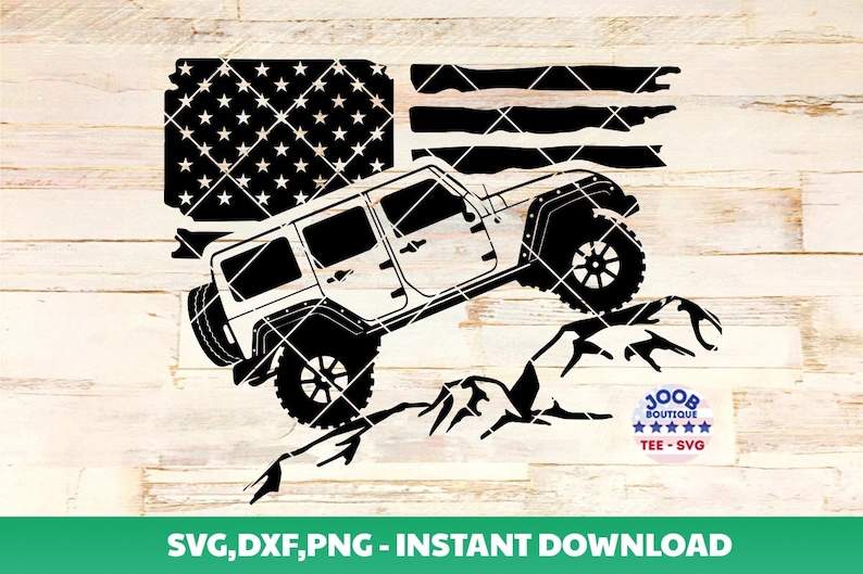 American Classic offroad Svg,Hiking Design,Adventure  Offroad,USA Flag,Amarican Flag offroad, offroad Clip art,offroad 4x4,Cricut Silhouette#1