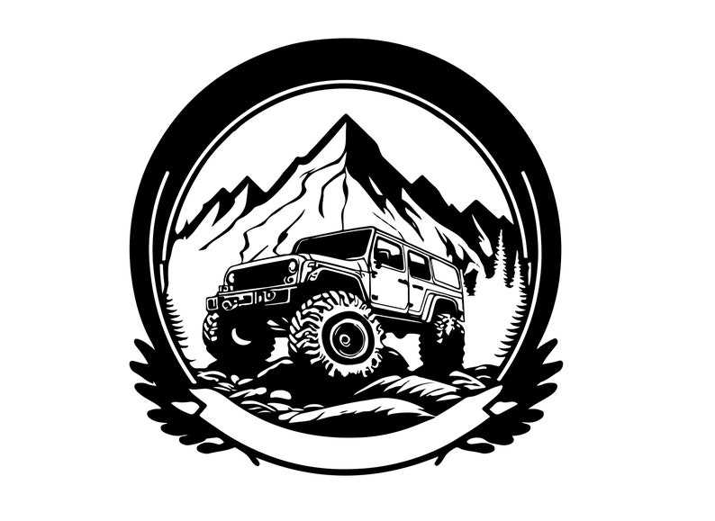 OFFROAD Svg Cut Files Mountains Svg High Quality Perfect for your Design 