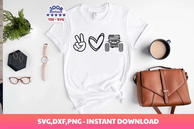 Peace Love offroad style SVG,4WD,Peace Love SVG,Peace Sign Svg,Offroad life,Offroad Heart Girl,American offroad Svg,4x4 offroad Lover,Cricut#4