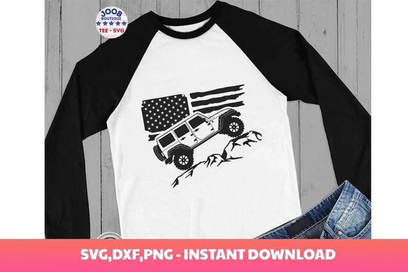 American Classic offroad Svg,Hiking Design,Adventure  Offroad,USA Flag,Amarican Flag offroad, offroad Clip art,offroad 4x4,Cricut Silhouette#8