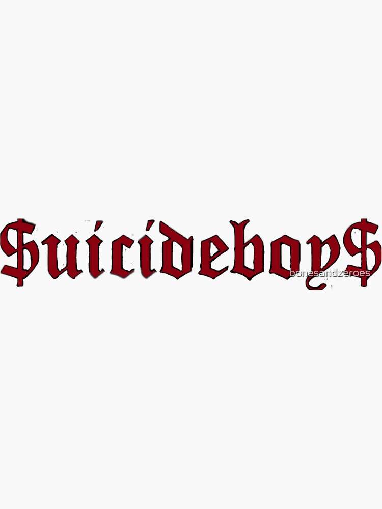 Suicideboys Red TattooSticker Suicideboys Tattoo Sticker Show your Personality
