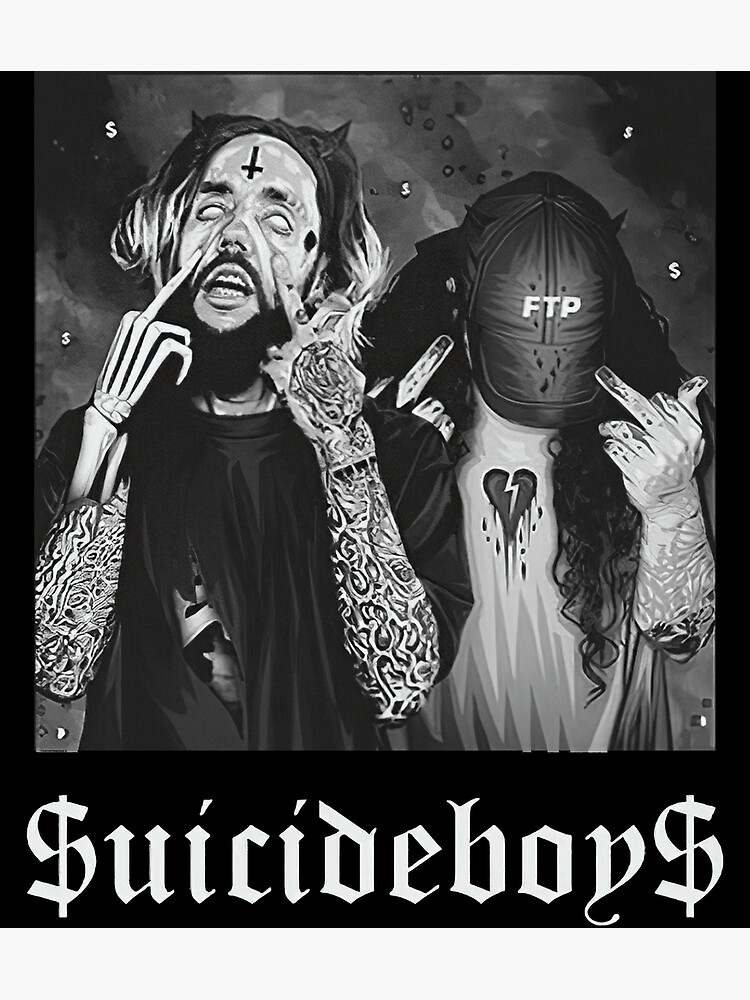 Suicideboys Scrim and Ruby Wall Poster for Fans | suicideboysmerch.com