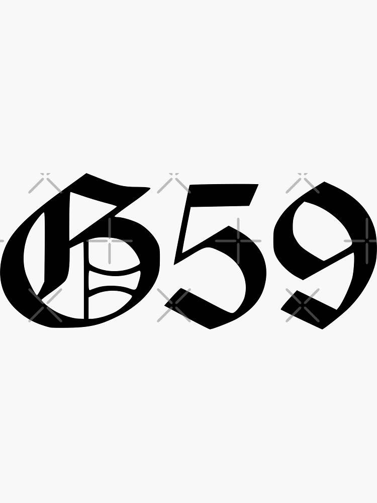 G59 Logo Tattoo Stickers Suicideboys Tattoo Sticker Show your Personality
