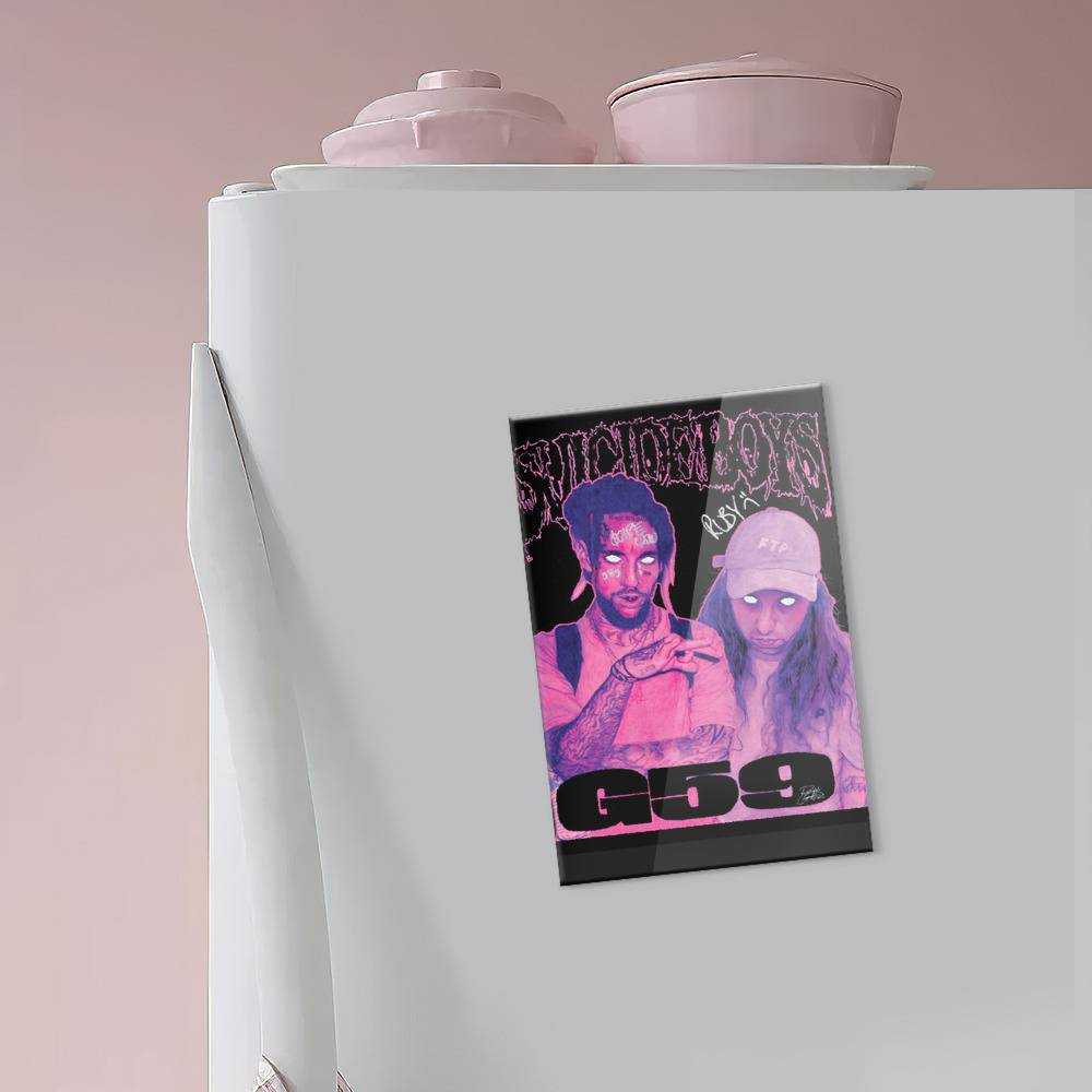 Suicide Boys Fridge Magnet Suicideboys Signed Purple Haze Fridge Magnet