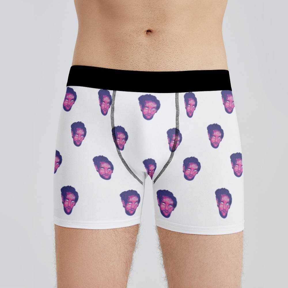 Suicide Boys Boxers Custom Photo Boxers Men's Underwear Plain White Boxers
