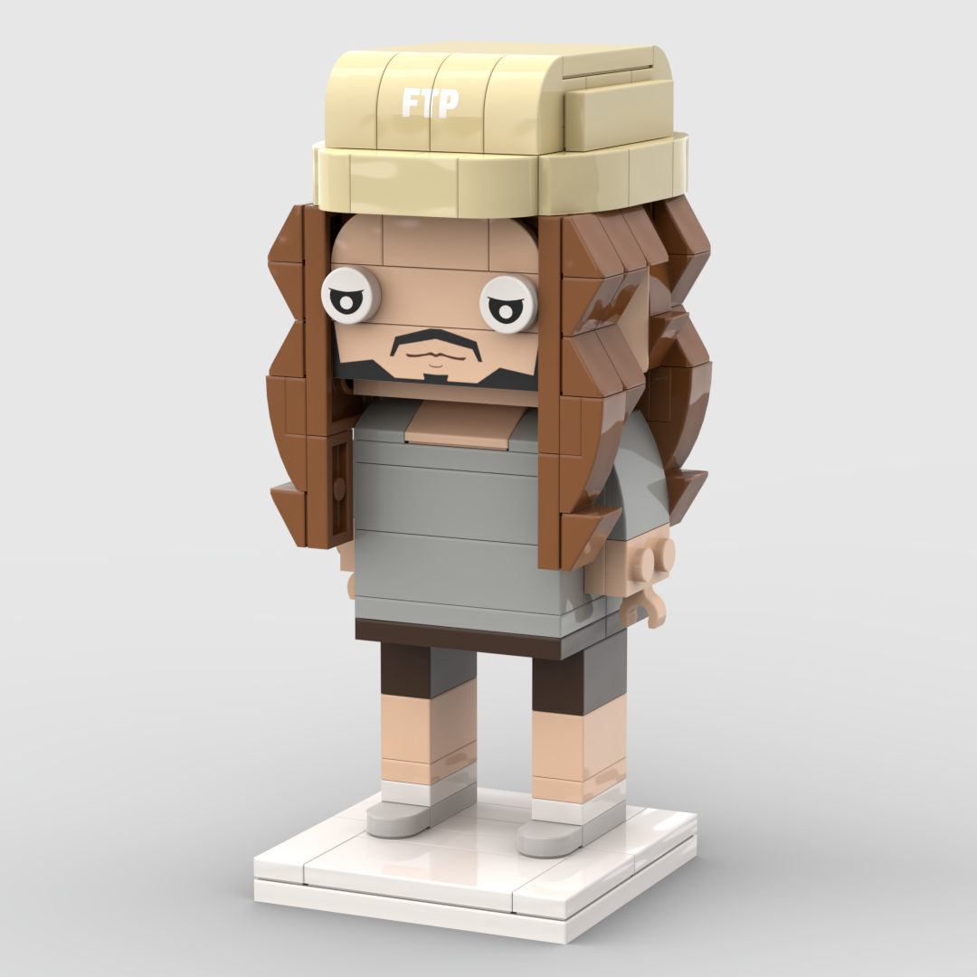 Suicide Boys Ruby Building Brickheadz, Block Heads Gift For Suicideboys Fans