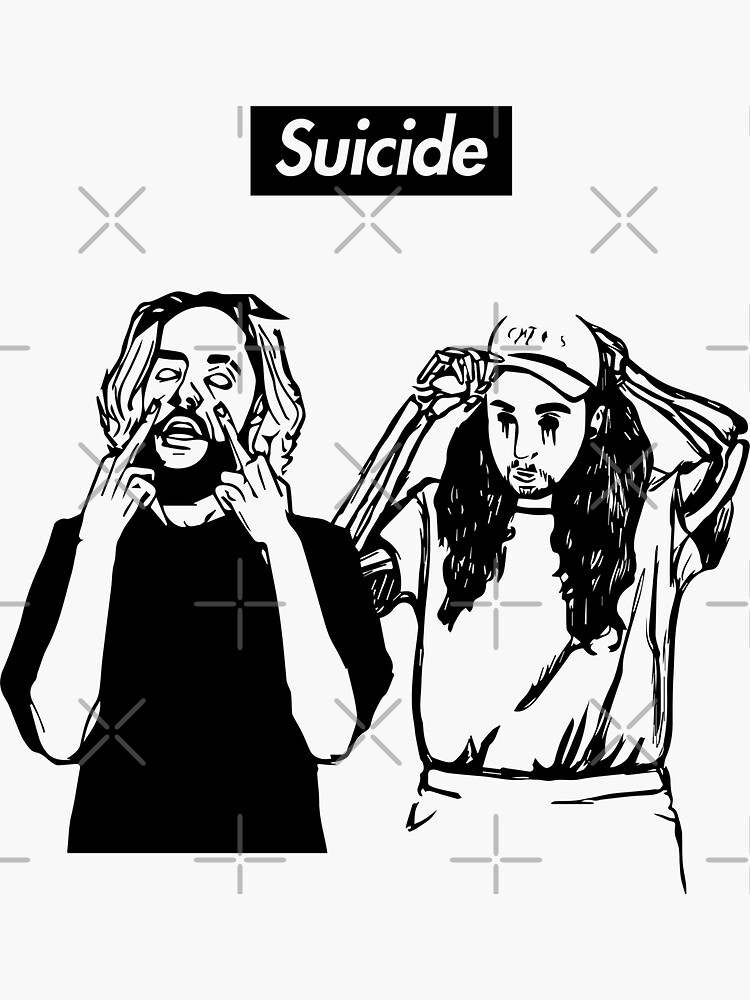 Suicide Boys Art Tattoo Sticker Perfect for Fans Durable Long Lasting