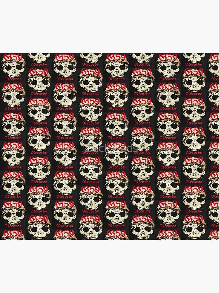 G59 Records Skull Throw Blanket#2
