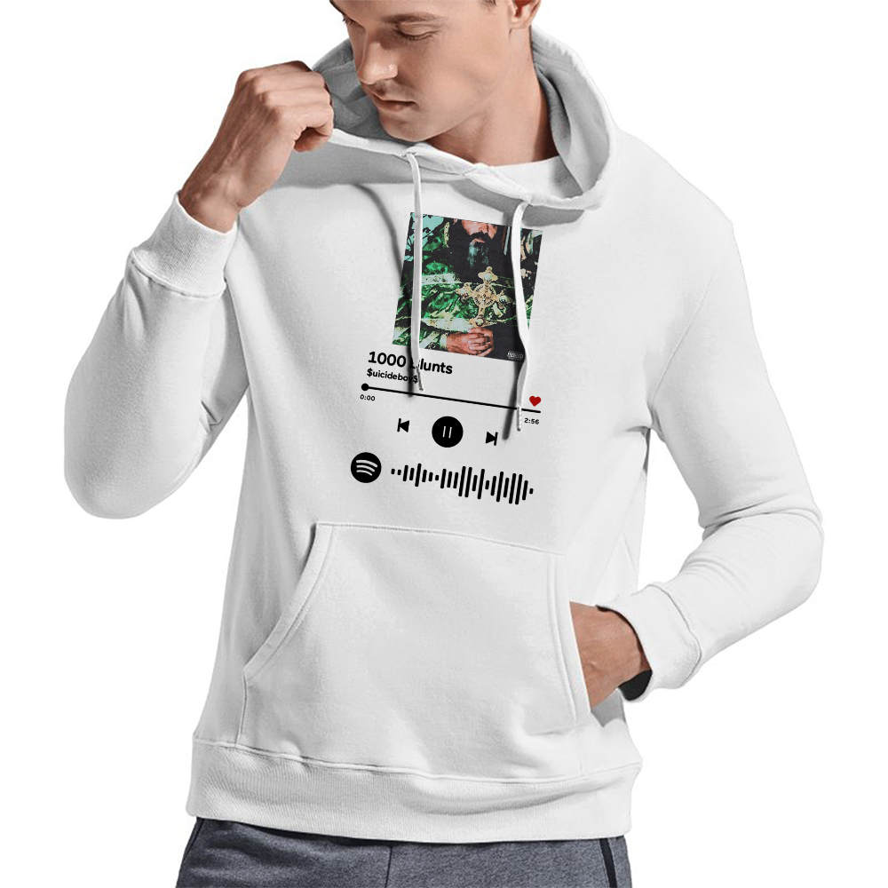 Spotify code online hoodie