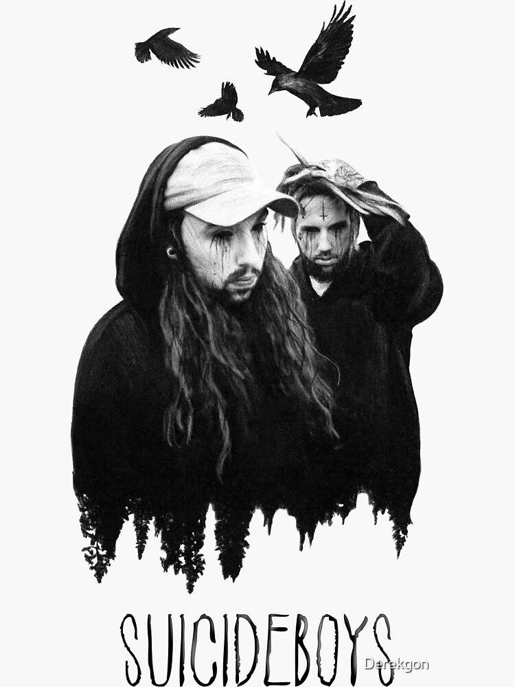 Suicideboys Ruby and Scrim Tattoo Sticker Suicideboys Tattoo Sticker Show your Personality