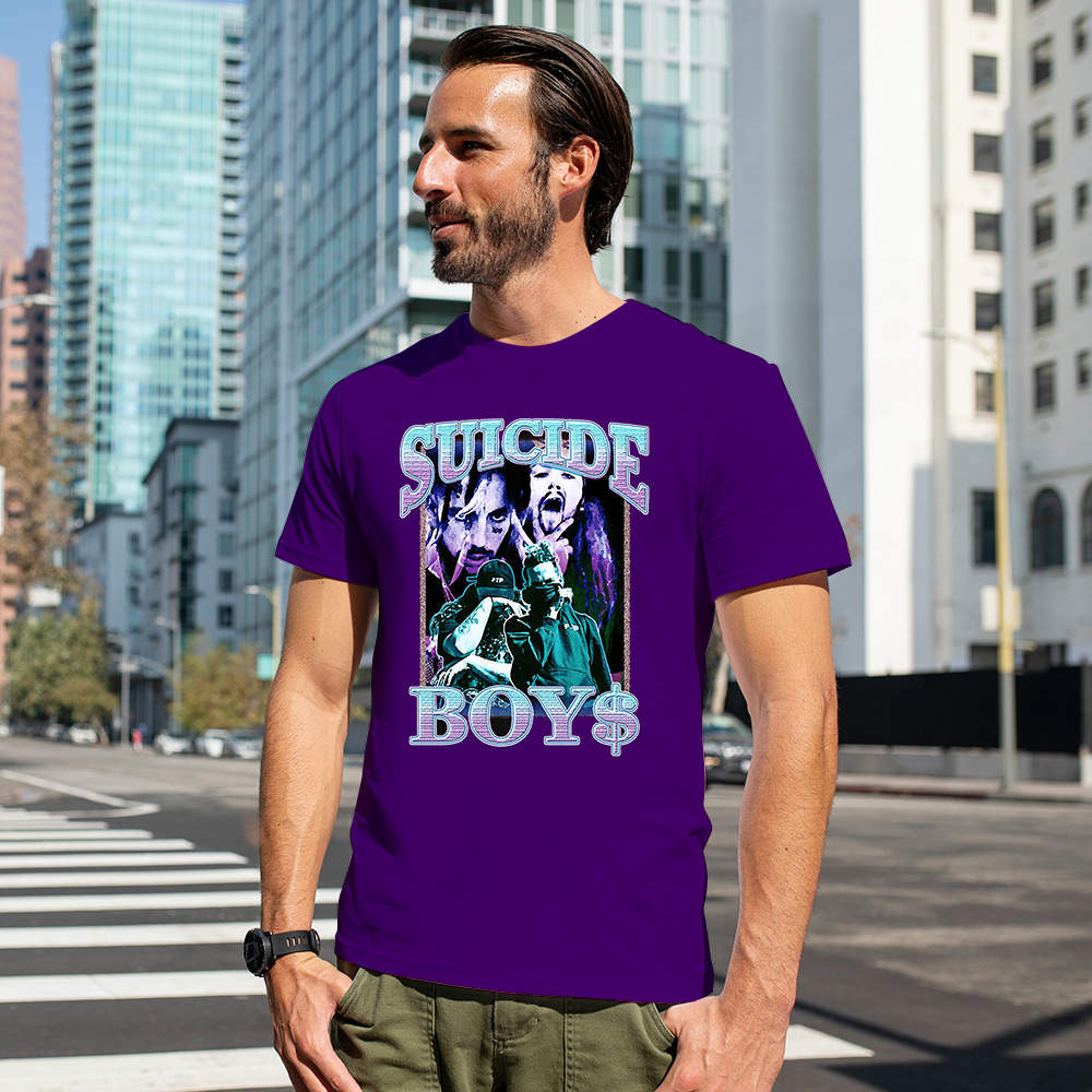 Shop Durable Suicide Boys Scrim Classic T-shirt At An Affordable