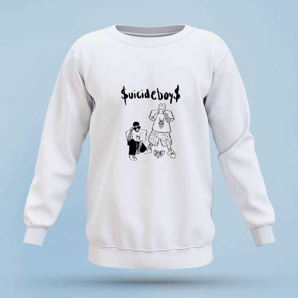 Suicide Boys Sweatshirt Classic Celebrity Sweatshirt SUICIDEBOYS Stylized Suicide Sweatshirt Long Sleeve Shirt Crewneck