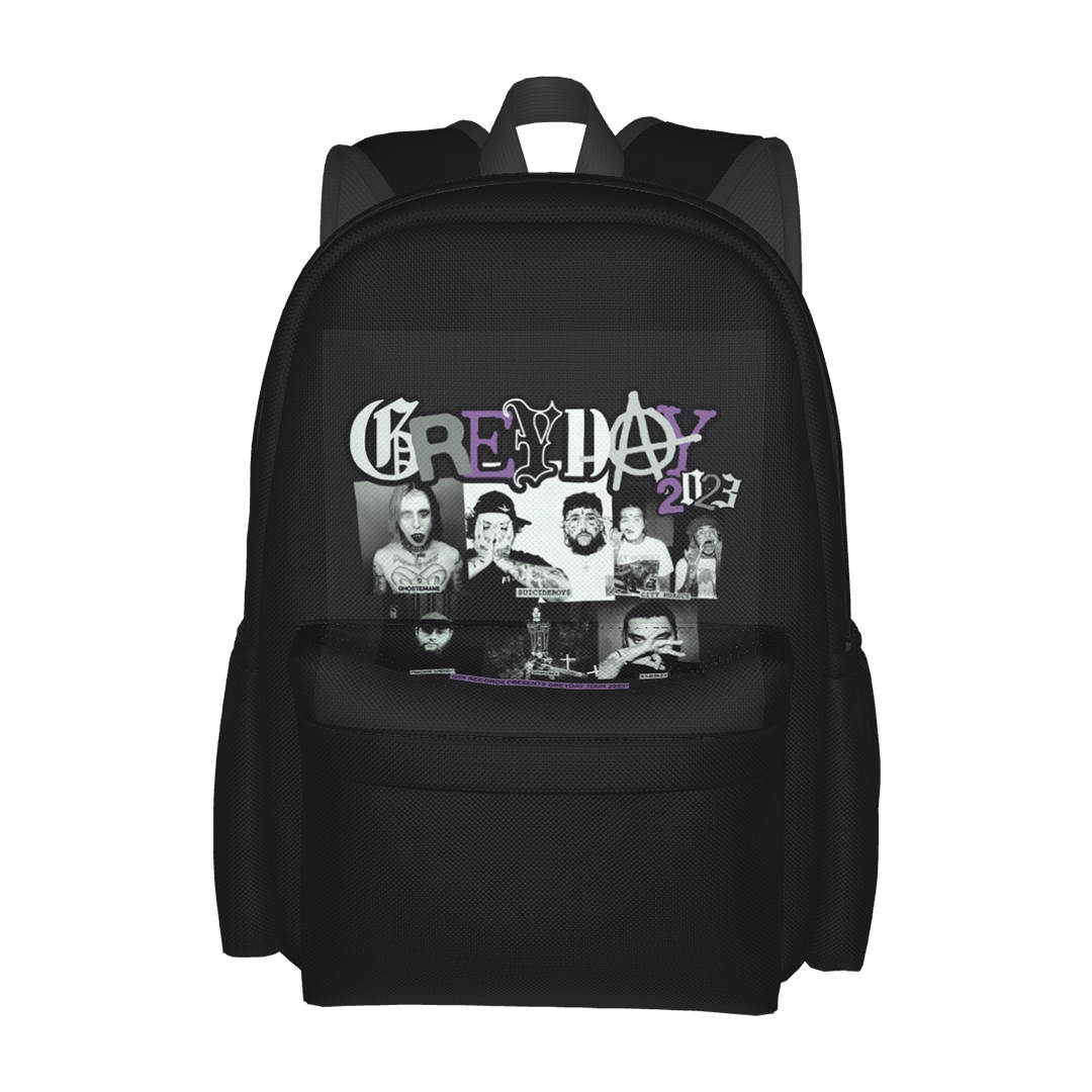 Suicideboys Grey Day Tour 2023 Waterproof Backpack Suicideboys Backpacks Greyday Grey Day 2023 Greyday 2023