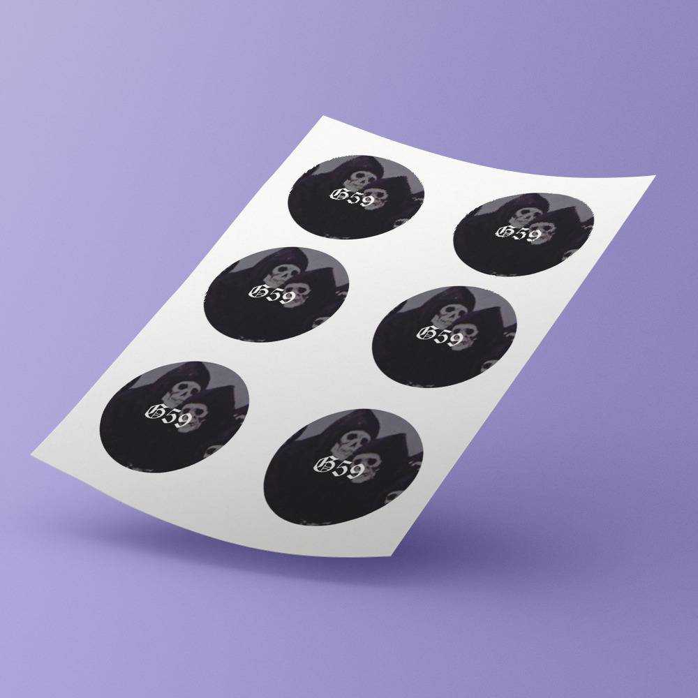 G59 round stickers decorative stickers gift for fans Suicideboys G59