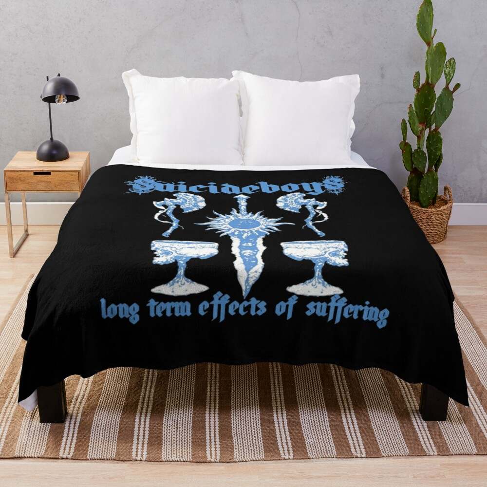 Long Term Effects Of Suffering Suicideboys Throw Blanket Comfortable and Stylish#1