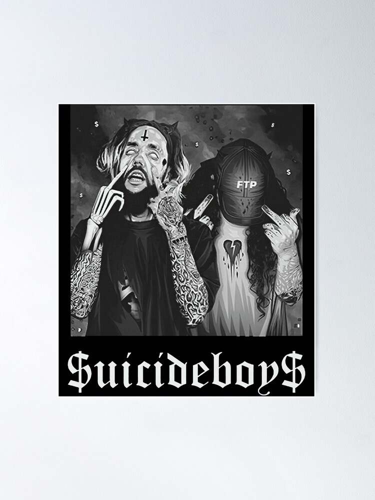 Suicideboys Scrim and Ruby Wall Poster for Fans | suicideboysmerch.com