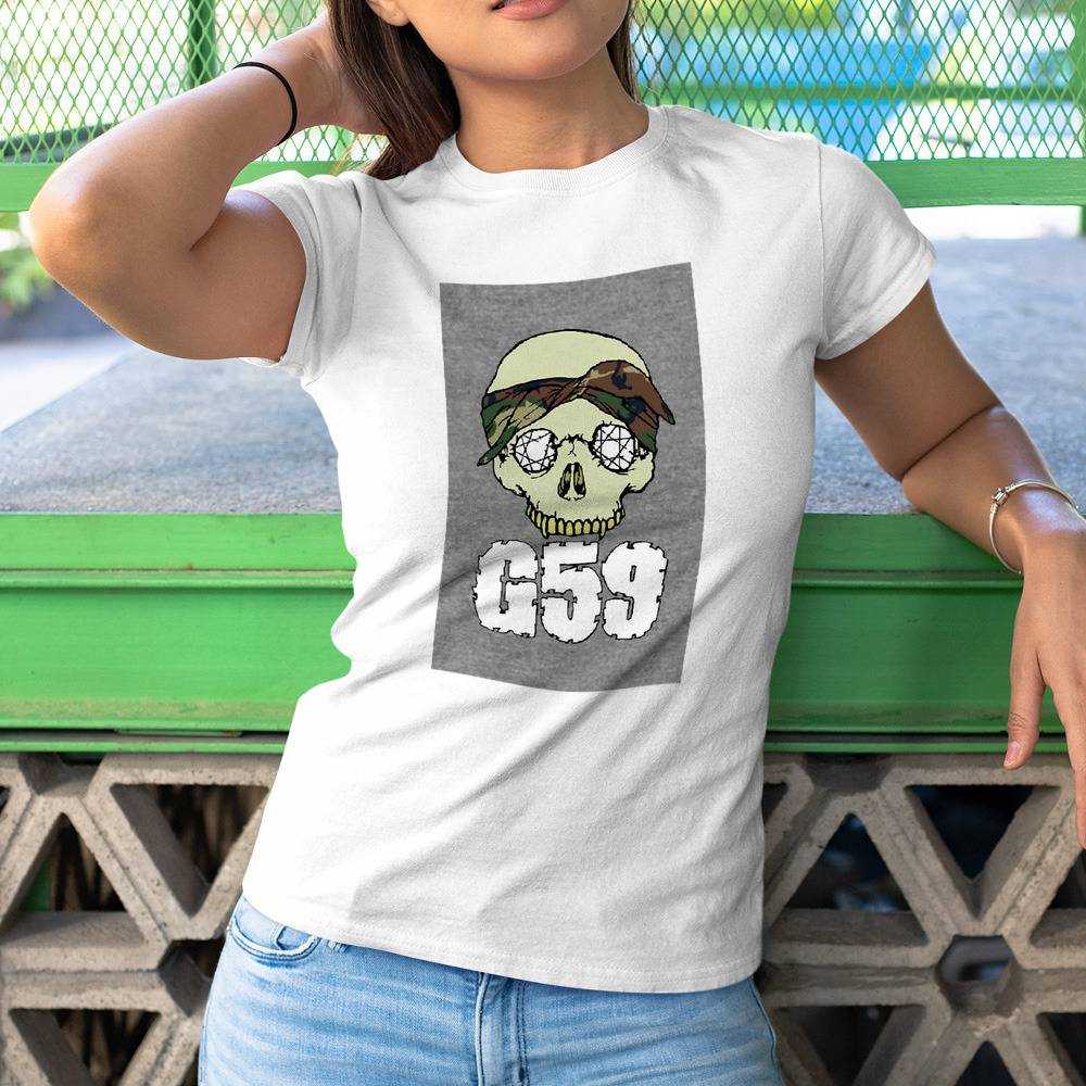 G59 T-shirt Light Green Head T-shirt Shirts