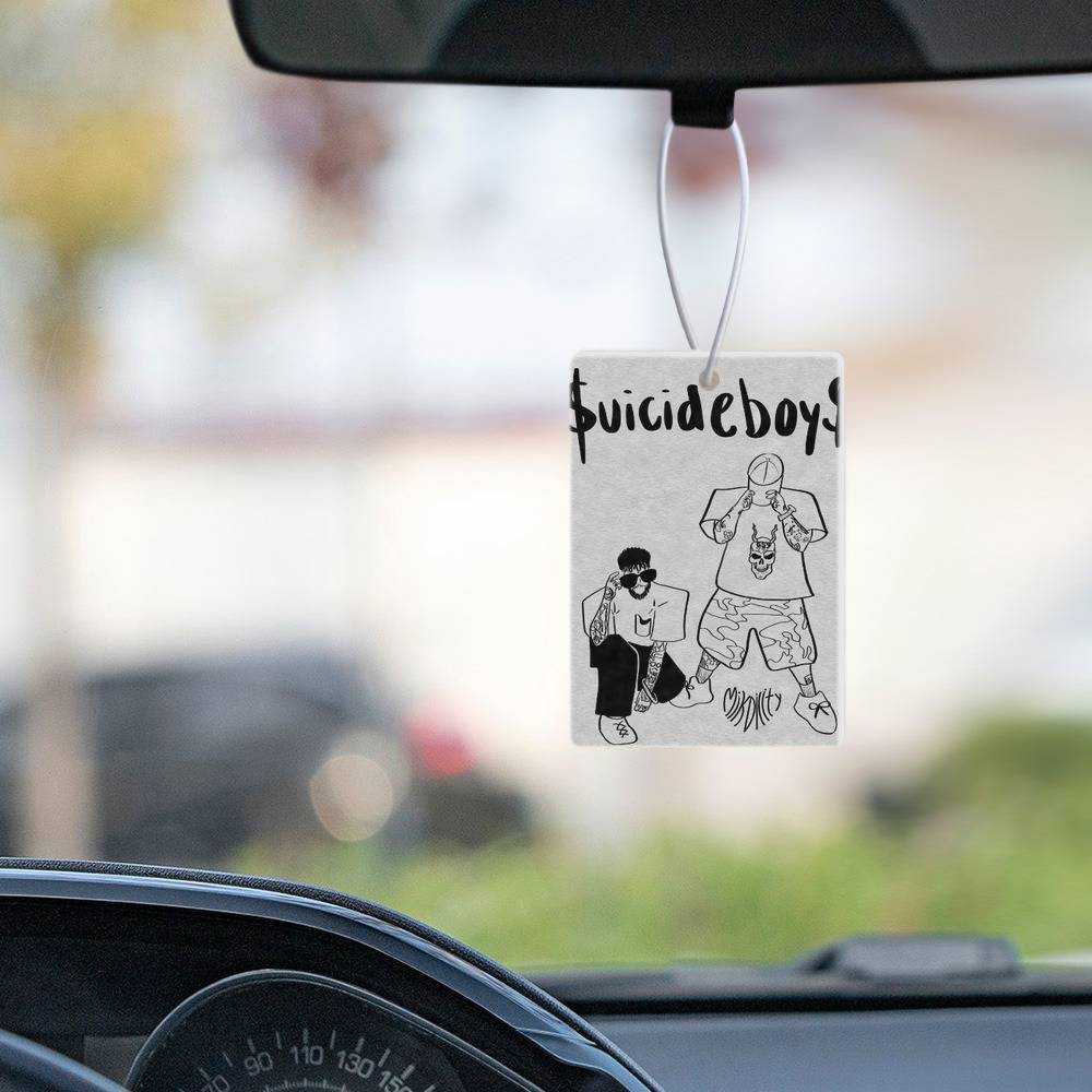 Suicide Boys Car Air Freshener Car Hanging Accessoires Gifts for Suicide Boys Fans SUICIDEBOYS Stylized Suicide Air Freshener