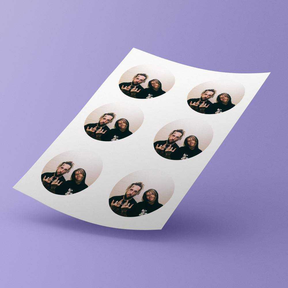 Hip-Hop Duo Suicideboys Round Stickers Suicideboys In A Gang Decorative Stickers