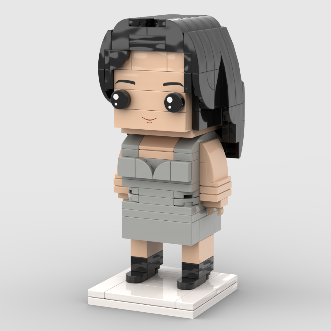 Sssniperwolf Building Brickheadz, Block Heads Gift For Fans