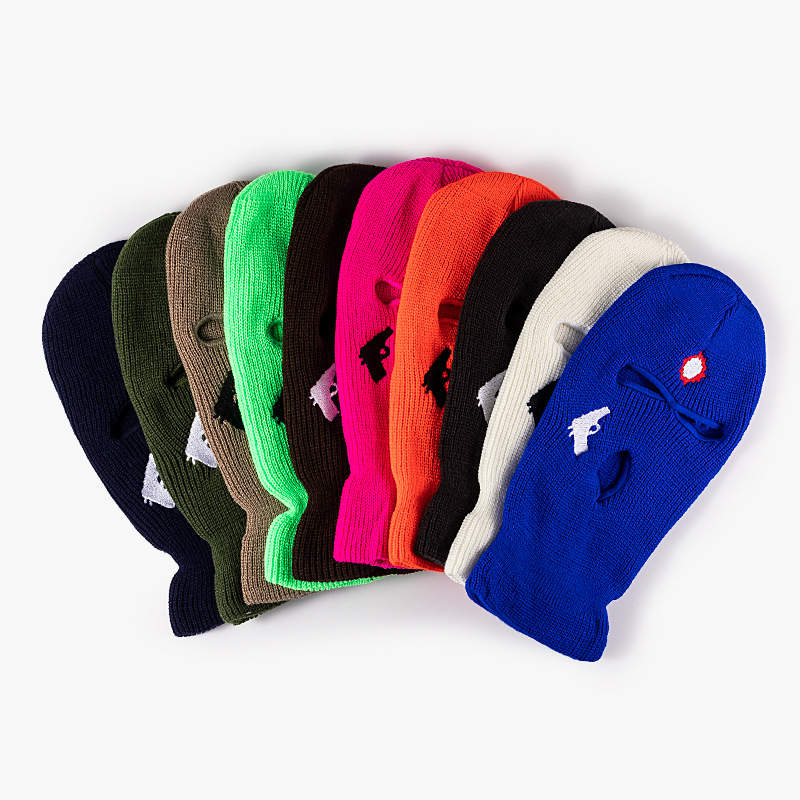 Embroidered Balaclava Ski Mask Head Facemask Gift for Fans