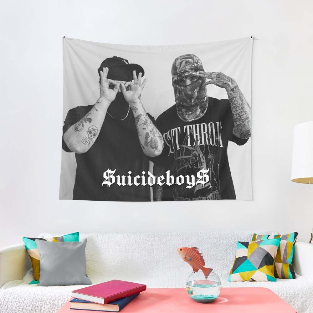 SUICIDEBOYS Scrim and Ruby Wall DUO Tapestry