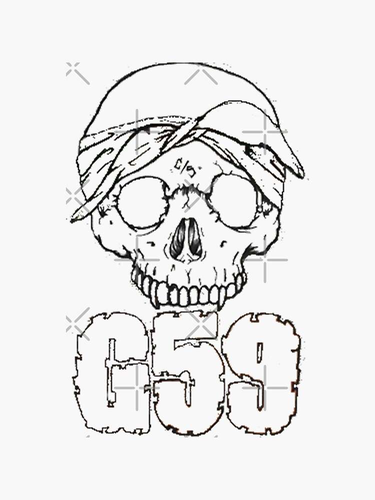 Classic G59 Tattoo Sticker Suicideboys Tattoo Sticker Show your Personality