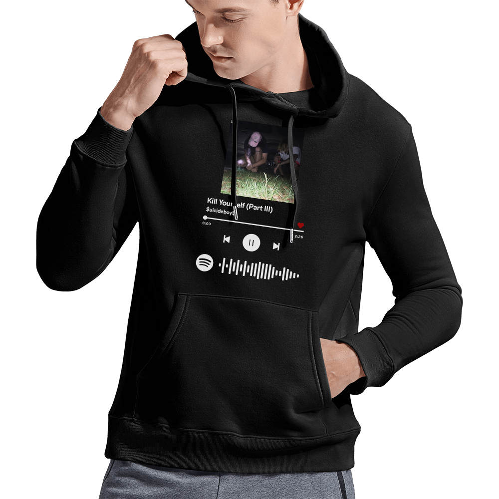 Spotify code hoodie sale