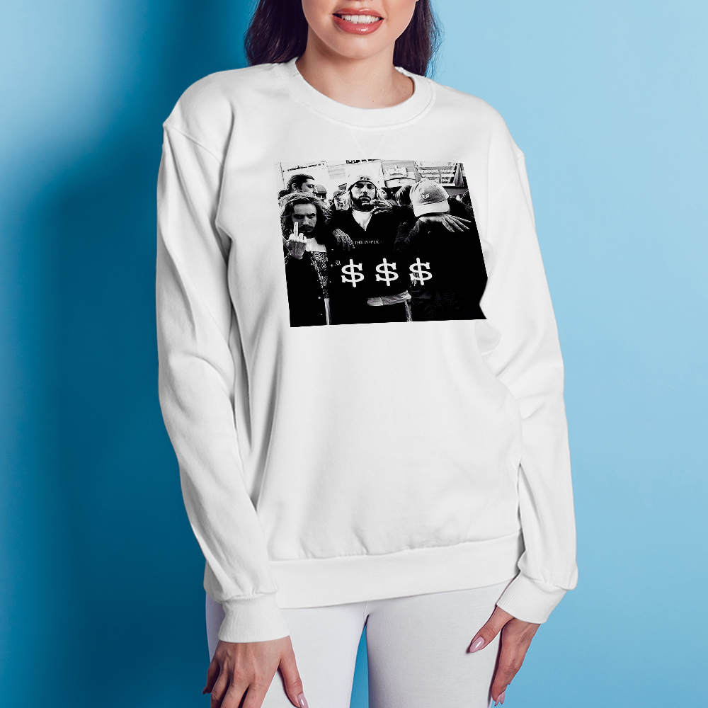 Pouya Lil Pou Middle Finger Unisex Sweatshirt - Teeruto