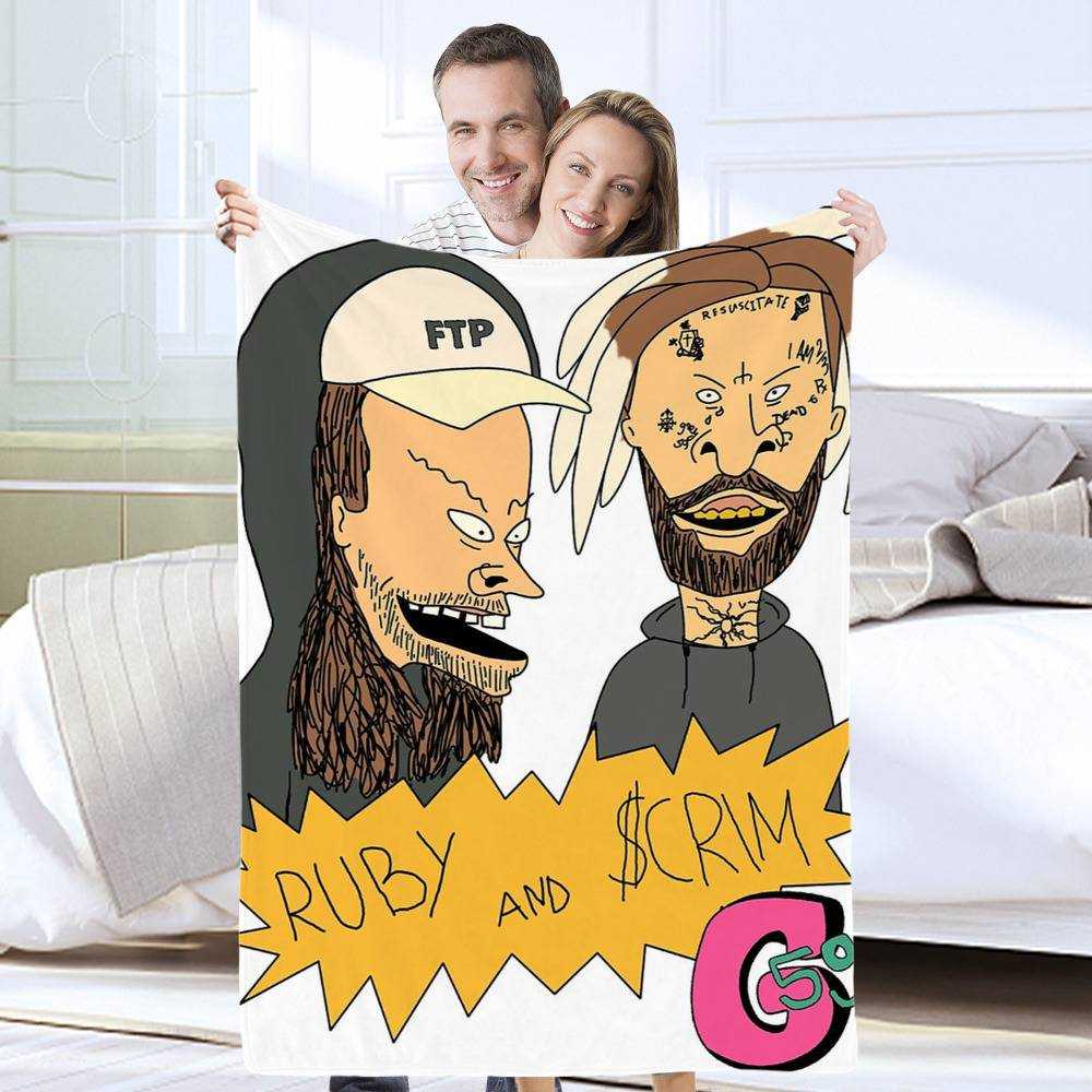 Suicide Boys Blanket Suicide Boys Ruby and Scrim Blanket Blankets