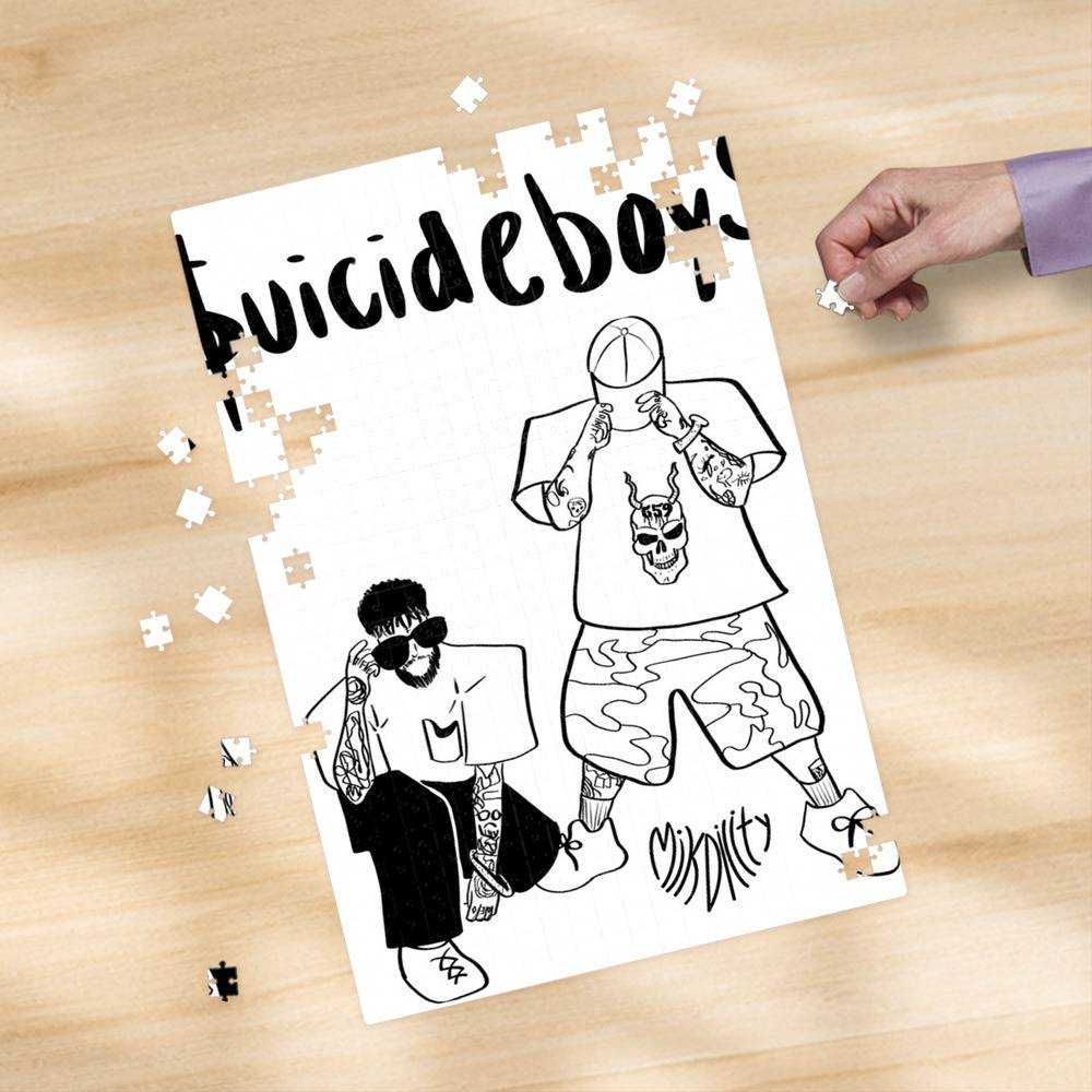Suicide Boys Puzzle SUICIDEBOYS Stylized Suicide Puzzle