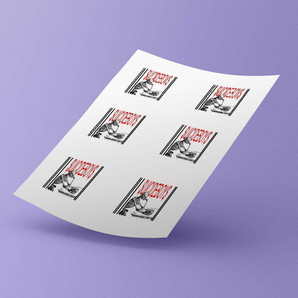 Hip-Hop Duo Suicideboys Round Stickers Either Hated Or Ignored Decorative Stickers