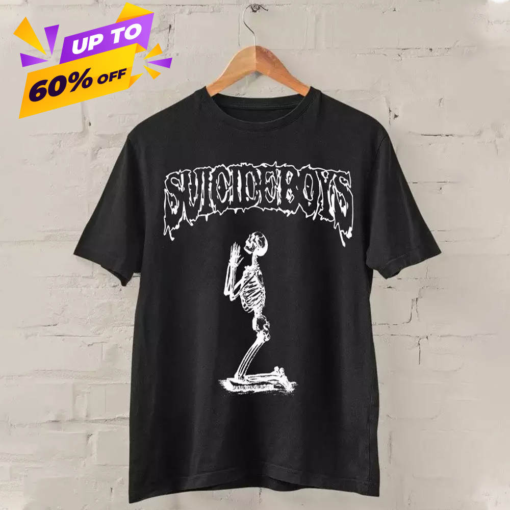 Vintage 90s Suicideboys Skeleton Tee Shirt Dark Chocolate Skeleton Shirt