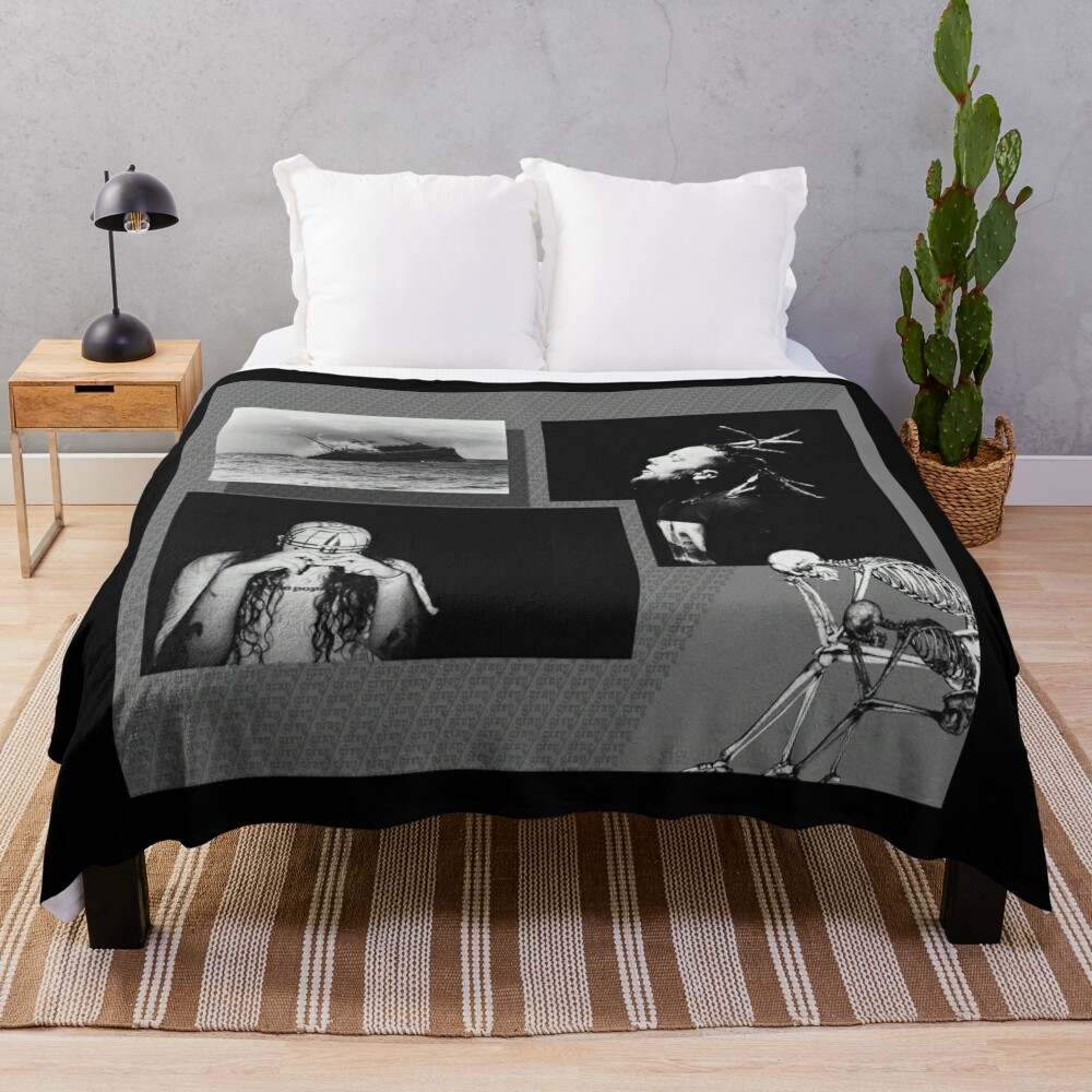 $uicideboy$ Eternal Grey Album Cover Throw Blanket Comfortable and Stylish#1