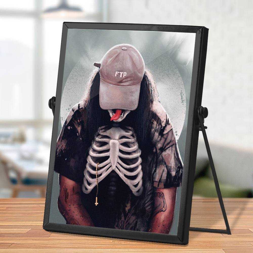 Suicide Boys Plaque Classic Celebrity Plaque Suicide Boys Fan Art G59 by Suicide Boys Plaque with Black Frame