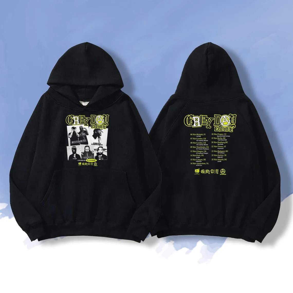 Grey Day Tour 2023 Hoodie, G59 Suicideboys Tour 2023 Hoodie, Vintage 80' 90's Hoodie Hoodies Greyday